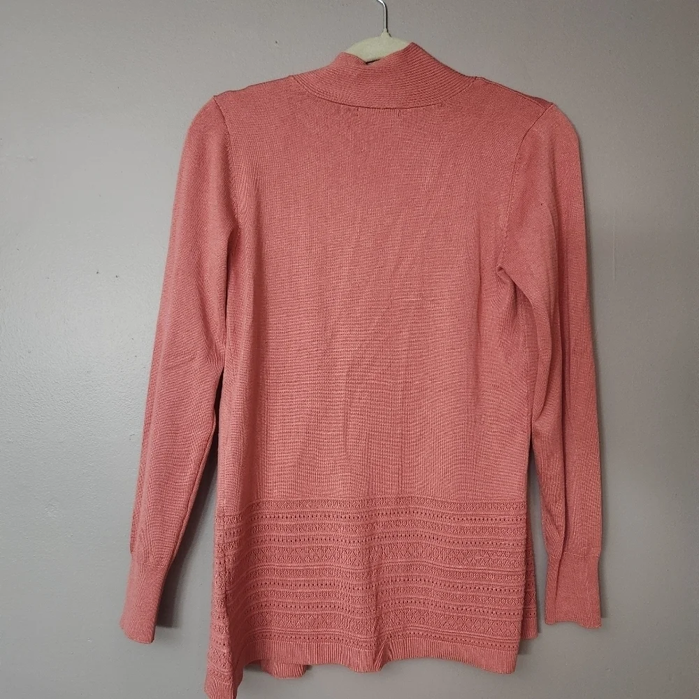 Lety & Me open cardigan NWT size XS dusty pink rose color - Picture 5 of 8